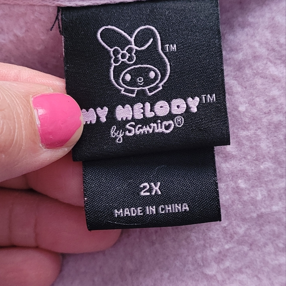 Sanrio My Melody Pink Hooded Jacket with Ribbon Details - Picture 11 of 11